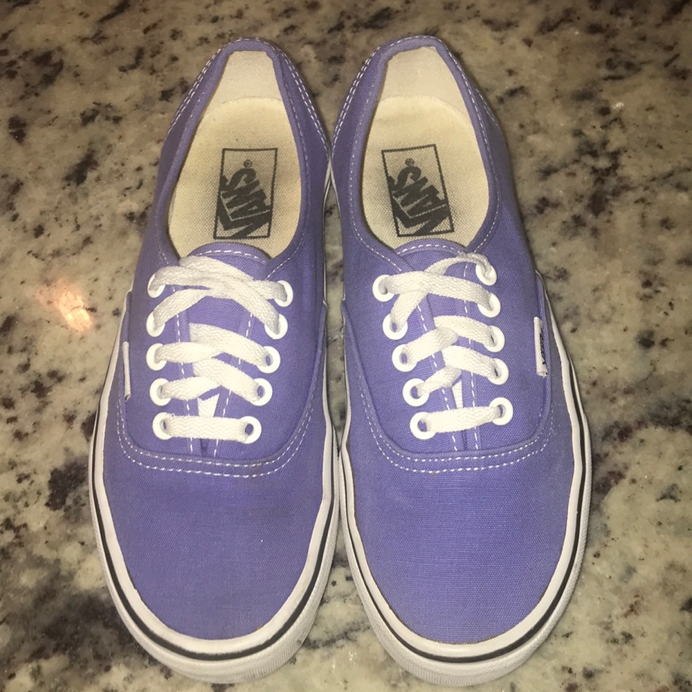 Purple Vans size women’s 8, men’s 6.5